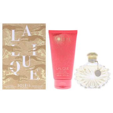 Soleil by Lalique for Women - 2 Pc Gift Set 1.7oz EDP Spray, 5oz Body Lotion