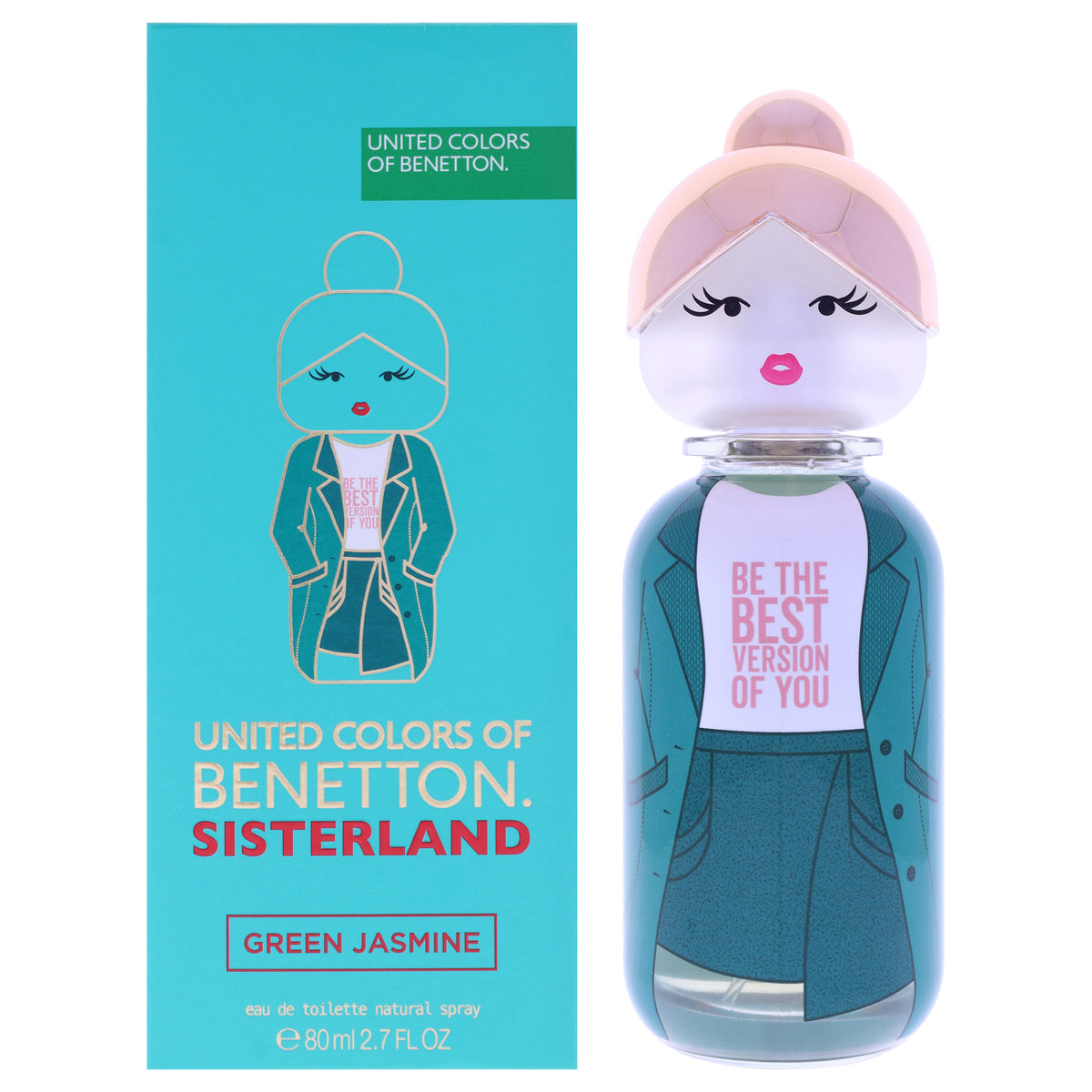Sisterland - Green Jasmine by United Colors of Benetton for Women - 2.7 oz EDT Spray