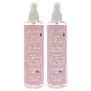 Hand Sanitizer Non-Sterile Solution by Assurance for Unisex - 10 oz Hand Sanitizer - Pack of 2