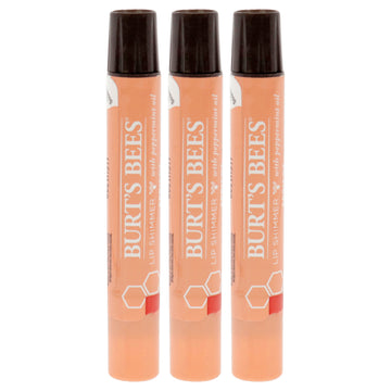 Burts Bees Lip Shimmer - Apricot by Burts Bees for Women - 0.09 oz Lip Shimmer - Pack of 3