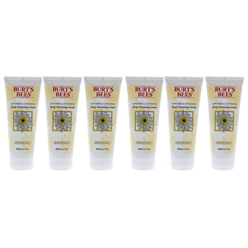 Soap Bark and Chamomile Deep Cleansing Cream by Burts Bees for Unisex - 6 oz Soap - Pack of 6