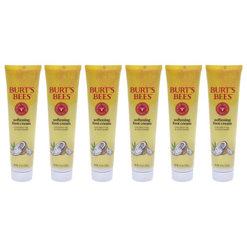 Coconut Foot Creme by Burts Bees for Unisex - 4.34 oz Cream - Pack of 6