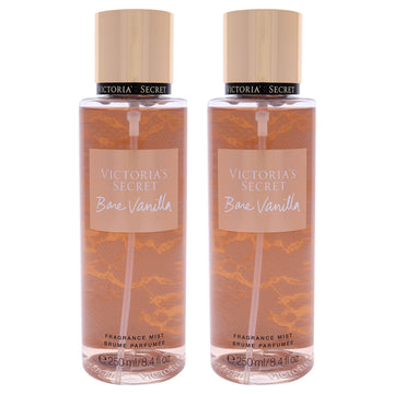 Bare Vanilla by Victorias Secret for Women - 8.4 oz Fragrance Mist - Pack of 2