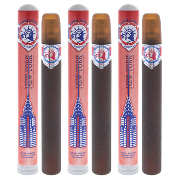 Cuba City New York by Cuba for Women - 1.17 oz EDP Spray - Pack of 3