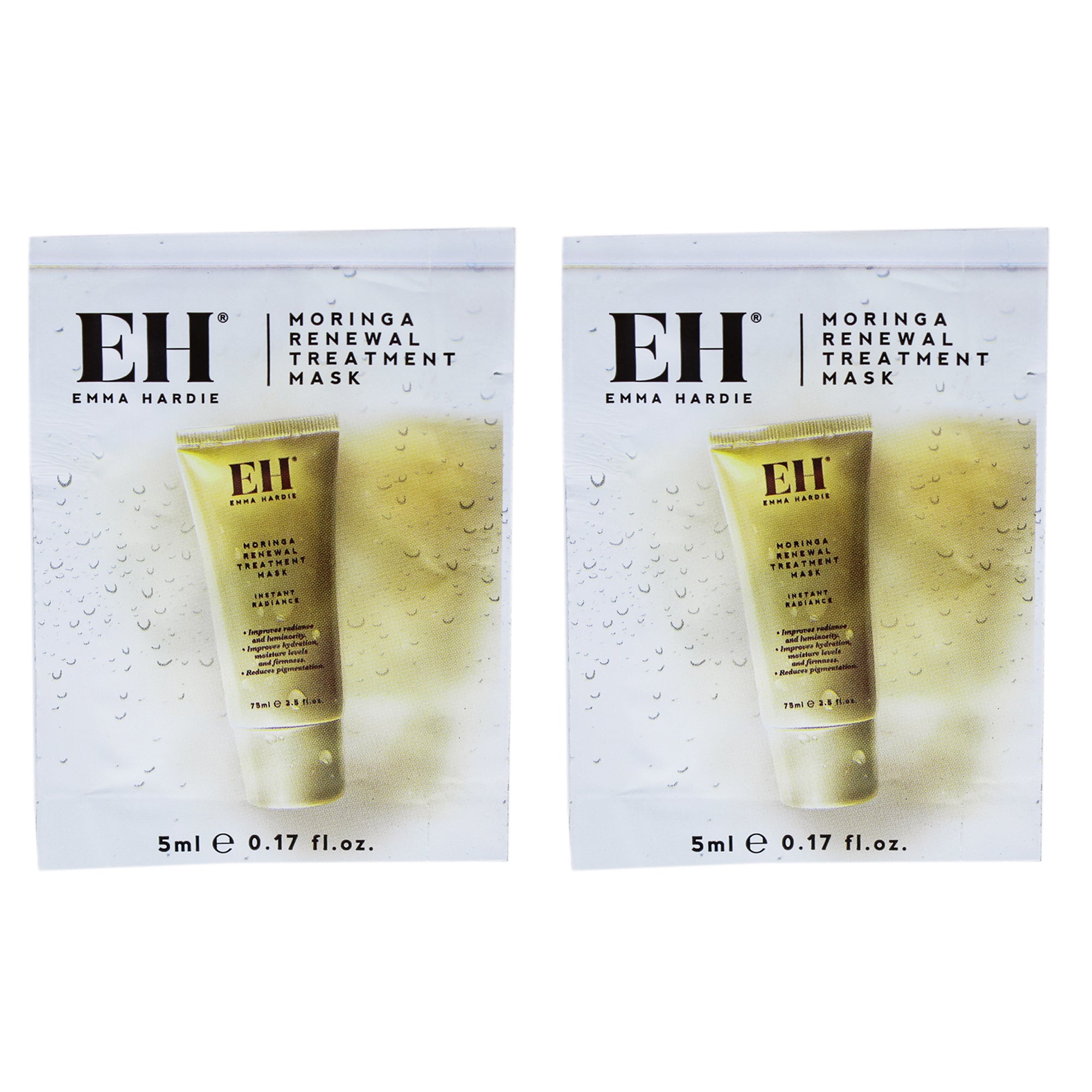 Moringa Renewal Treatment Mask by Emma Hardie for Women - 5 ml Treatment - Pack of 2
