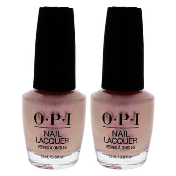 Nail Lacquer - NL SH2 Throw Me A Kiss by OPI for Women - 0.5 oz Nail Polish - Pack of 2