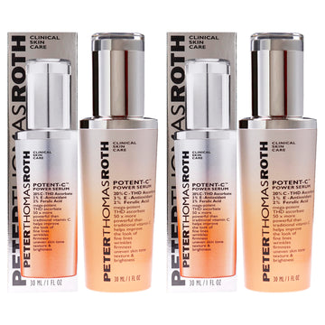 Potent-C Power Serum by Peter Thomas Roth for Unisex - 1 oz Serum - Pack of 2