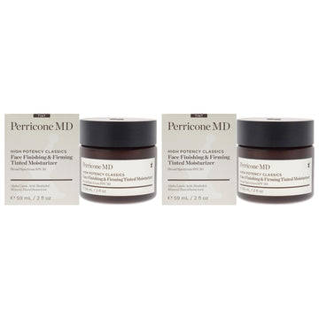 High Potency Classics Face Finishing and Firming Tinted Moisturizer SPF 30 by Perricone MD for Unisex - 2 oz Moisturizer - Pack of 2