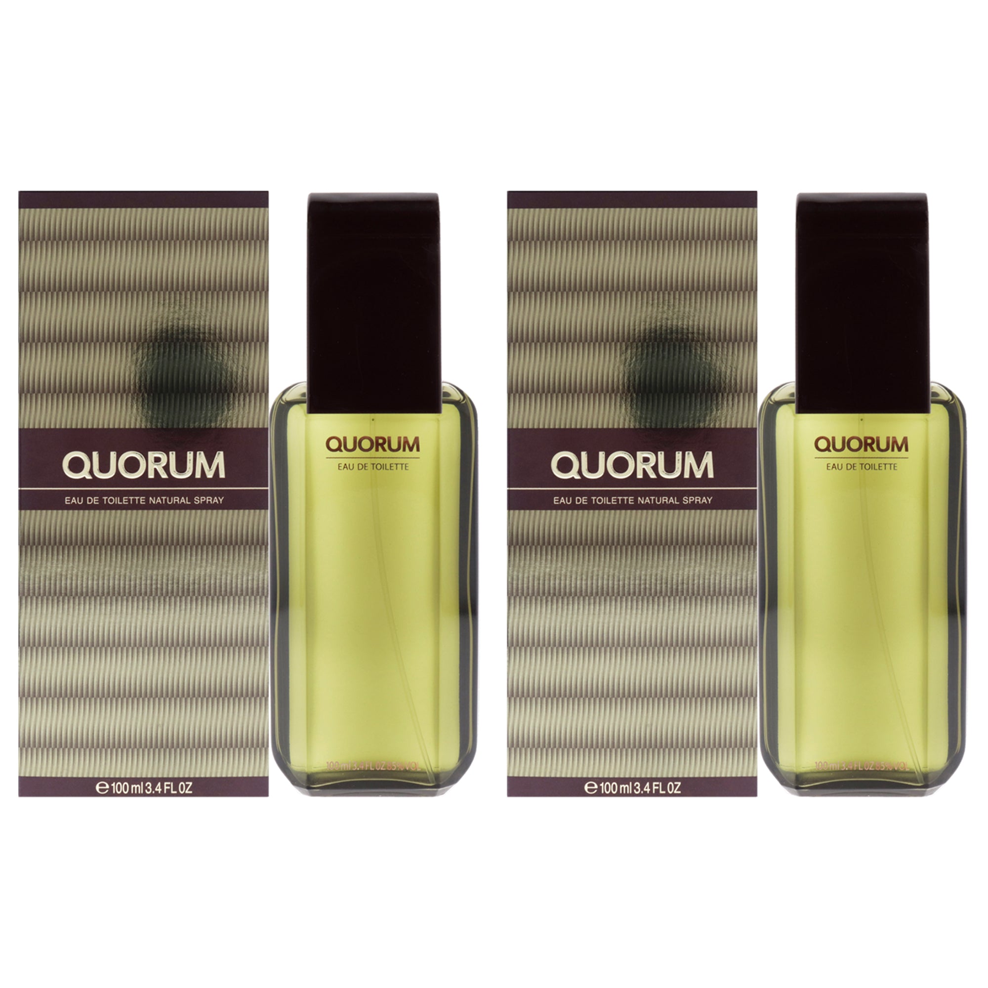 Quorum by Antonio Puig for Men - 3.4 oz EDT Spray - Pack of 2