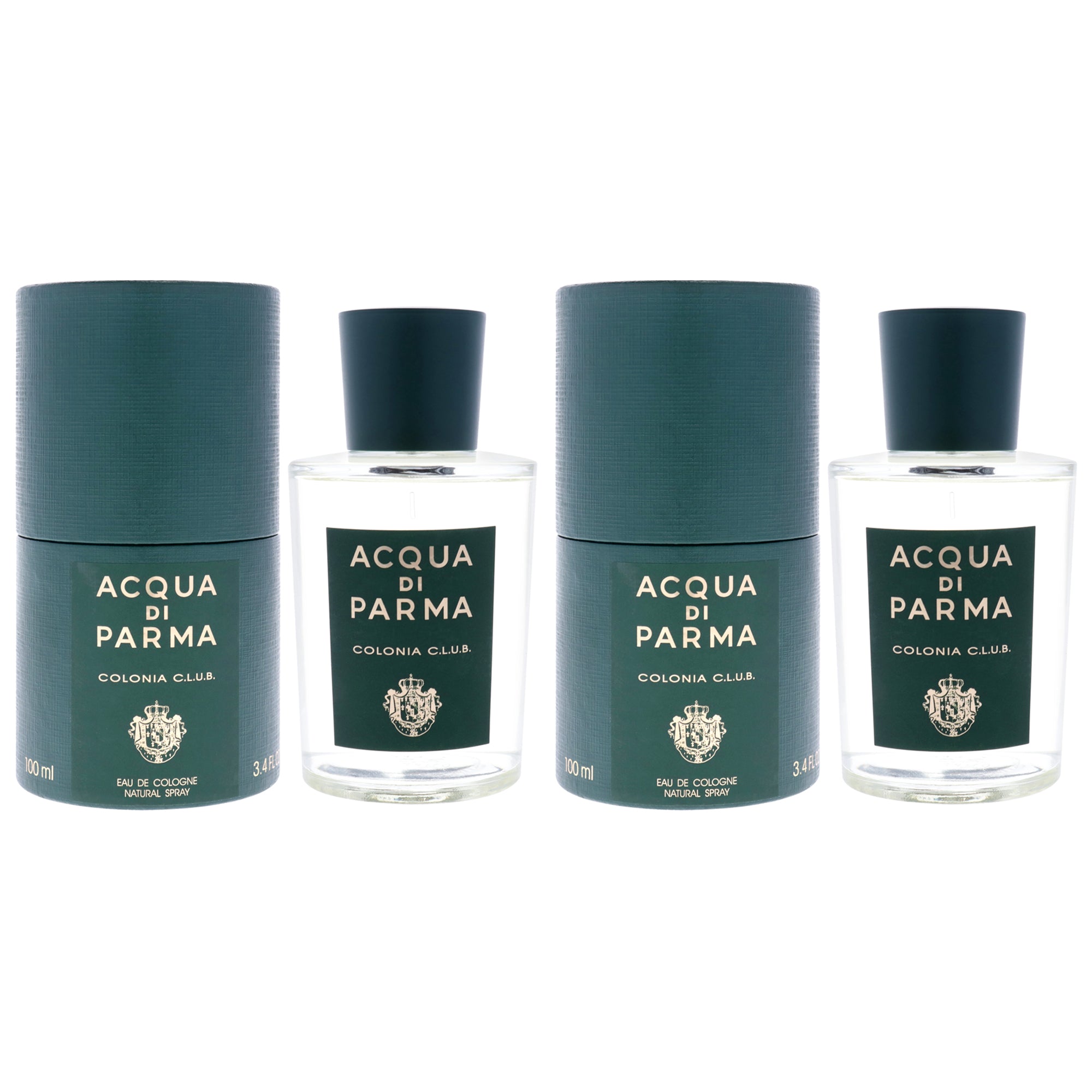 Colonia Club by Acqua Di Parma for Men - 3.4 oz EDC Spray - Pack of 2