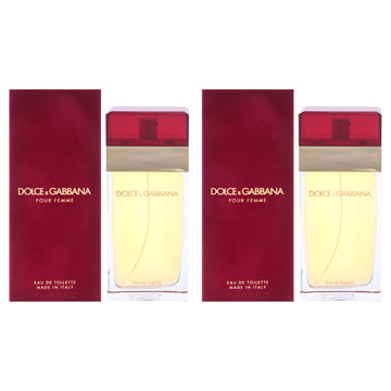 Dolce and Gabbana by Dolce and Gabbana for Women - 3.4 oz EDT Spray - Pack of 2