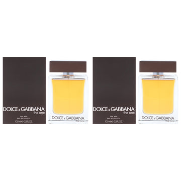 The One by Dolce and Gabbana for Men - 3.3 oz EDT Spray - Pack of 2
