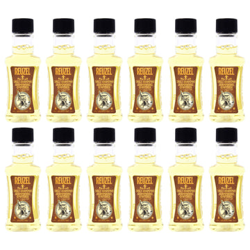 Daily Shampoo by Reuzel for Men - 3.38 oz Shampoo - Pack of 12