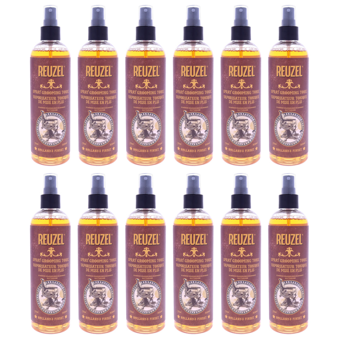 Grooming Tonic Spray by Reuzel for Men - 12 oz Tonic - Pack of 12