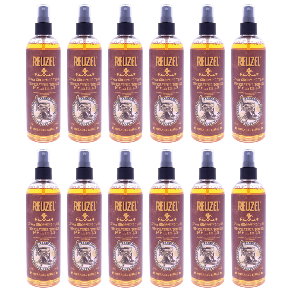 Grooming Tonic Spray by Reuzel for Men - 12 oz Tonic - Pack of 12