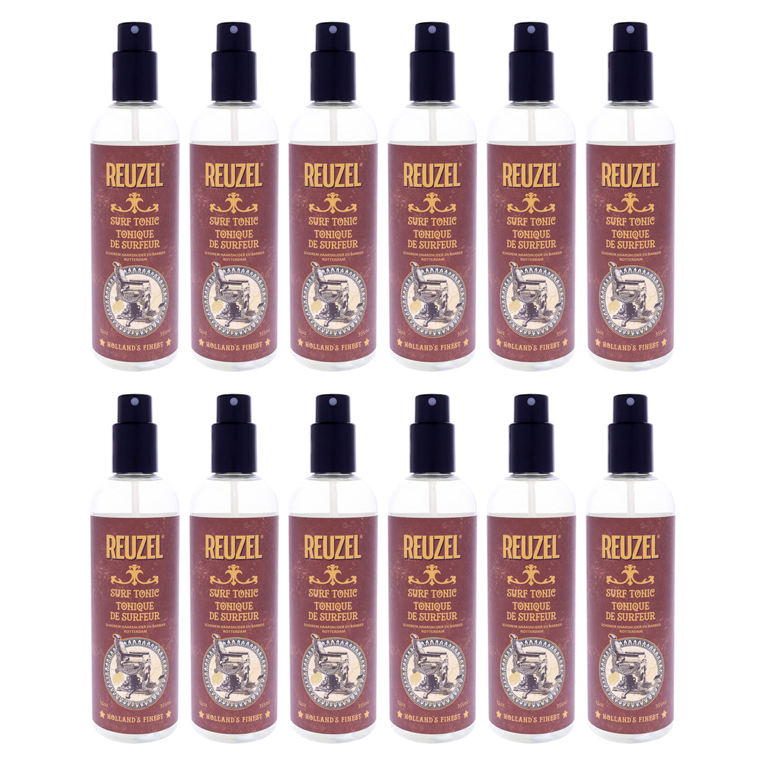 Surf Tonic Spray by Reuzel for Men - 12 oz Hair Spray - Pack of 12
