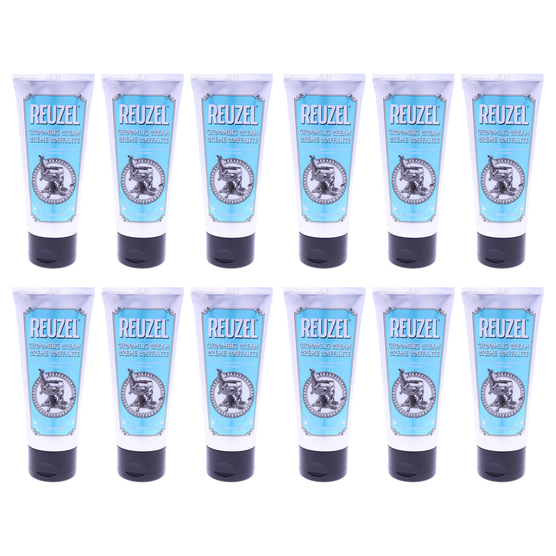 Grooming Cream by Reuzel for Men - 3.38 oz Cream - Pack of 12