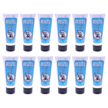 Matte Styling Paste by Reuzel for Men - 3.38 oz Paste - Pack of 12