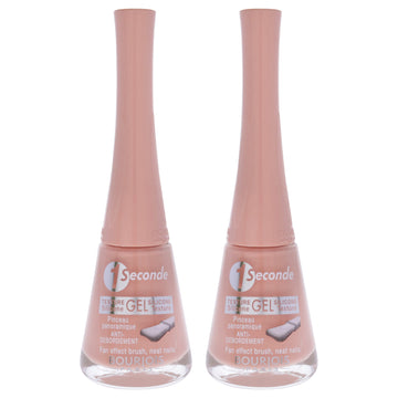 1 Seconde - 52 Jamais Saumon Vernis by Bourjois for Women - 0.3 oz Nail Polish - Pack of 2