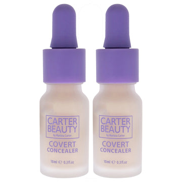 Covert Brightening Concealer - Marshmallow by Carter Beauty for Women - 0.3 oz Concealer - Pack of 2