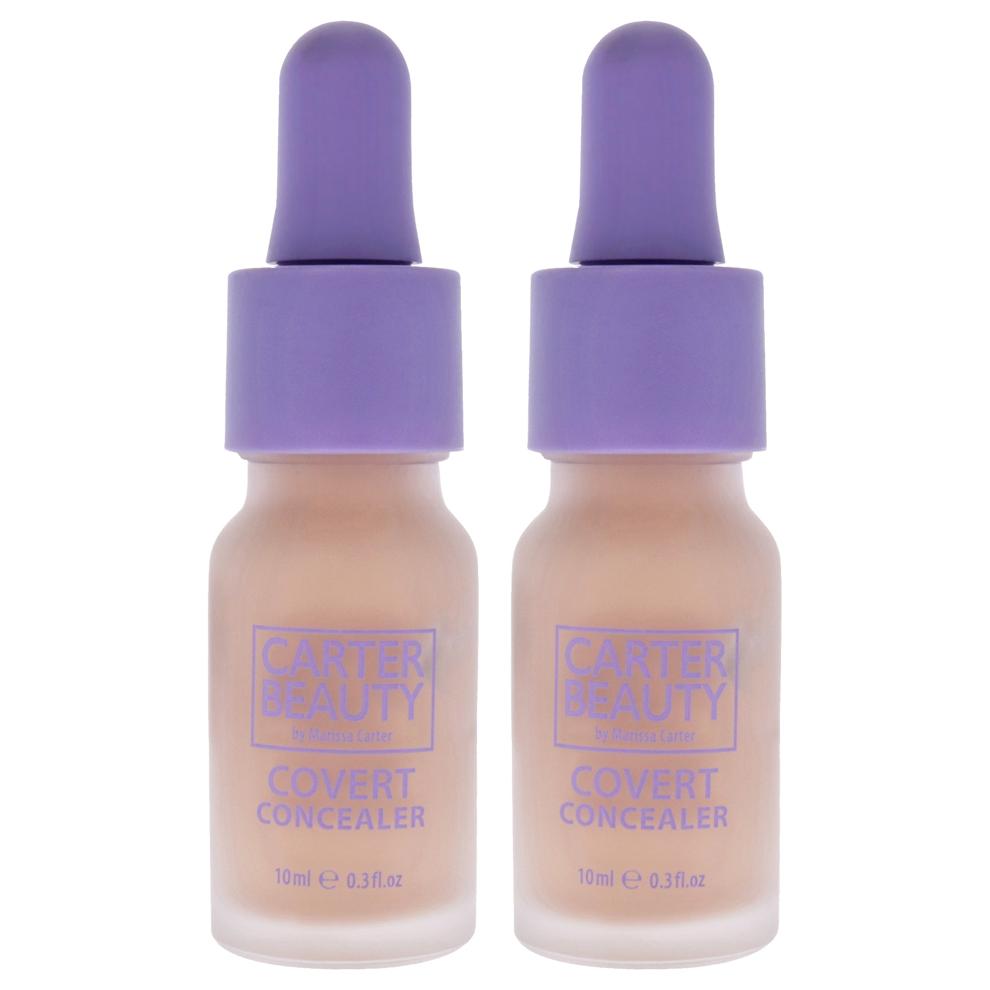 Covert Brightening Concealer - Shortbread by Carter Beauty for Women - 0.3 oz Concealer - Pack of 2