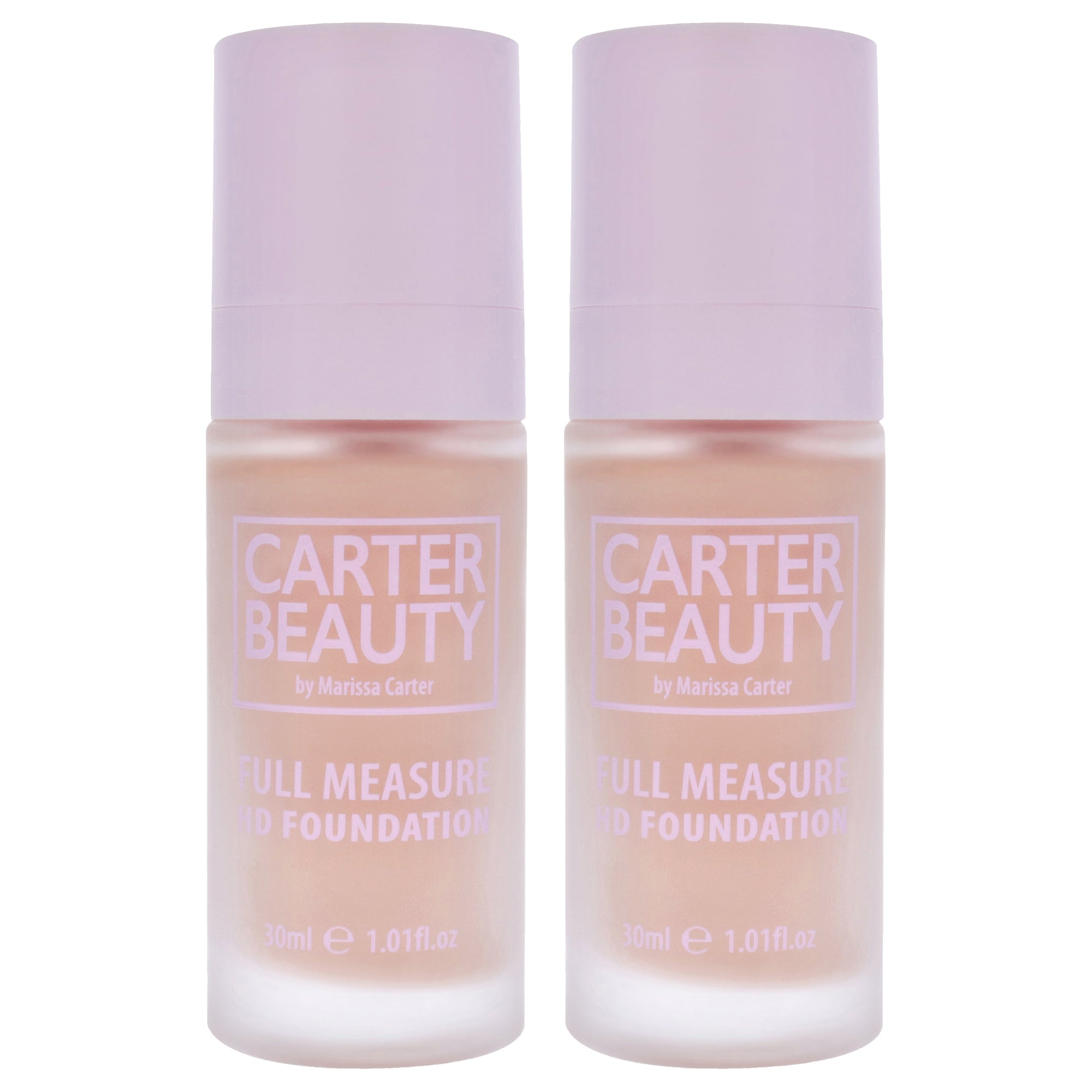 Full Measure HD Foundation - Meringue by Carter Beauty for Women - 1.01 oz Foundation - Pack of 2