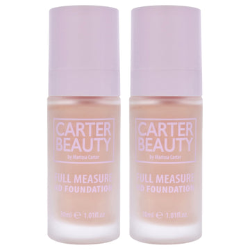 Full Measure HD Foundation - Meringue by Carter Beauty for Women - 1.01 oz Foundation - Pack of 2