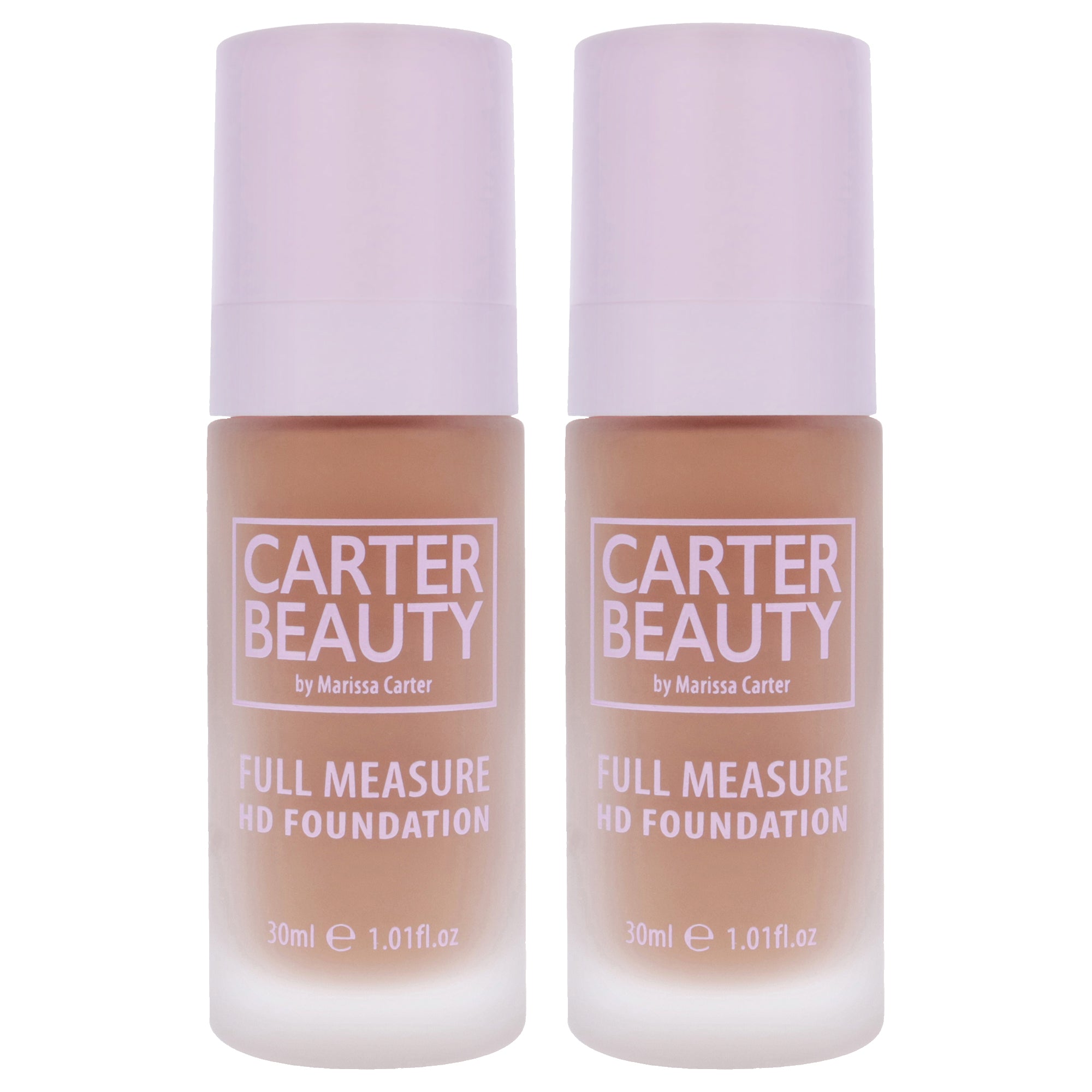 Full Measure HD Foundation - Pecan Pie by Carter Beauty for Women - 1.01 oz Foundation - Pack of 2