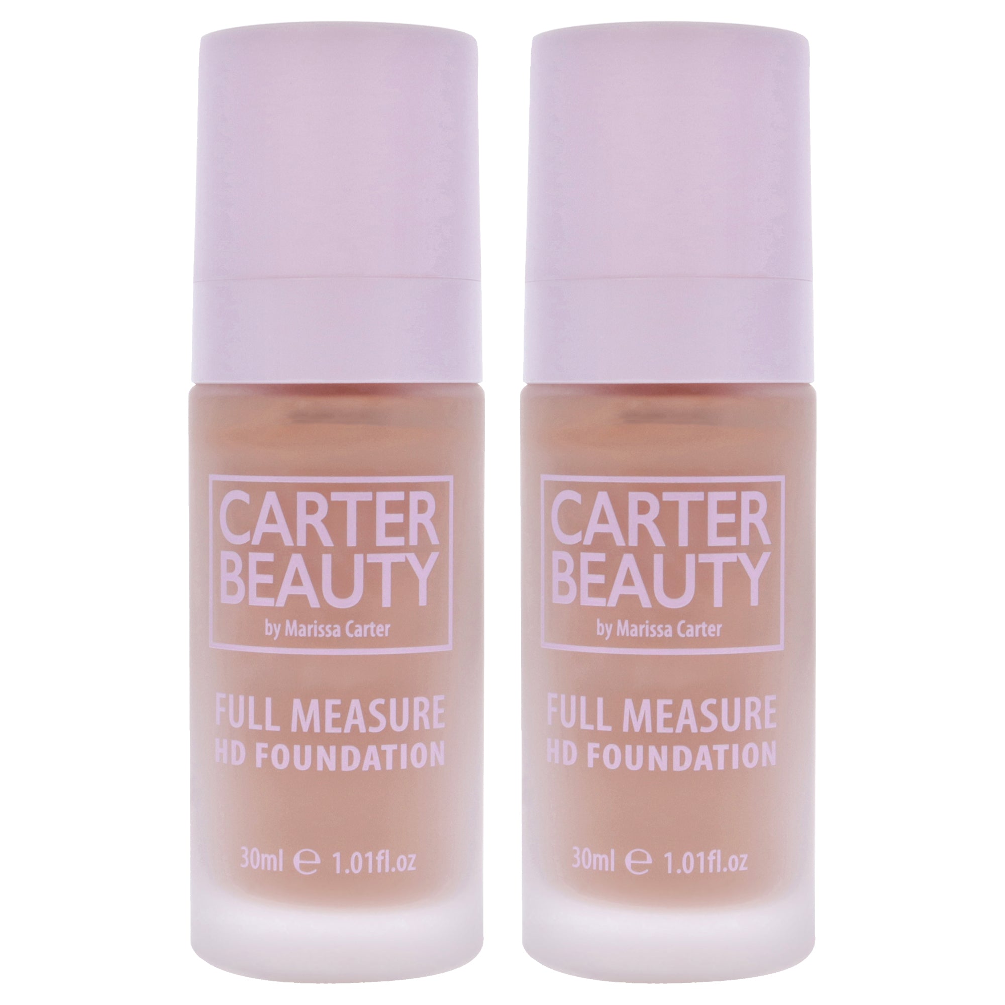 Full Measure HD Foundation - Shortbread by Carter Beauty for Women - 1.01 oz Foundation - Pack of 2