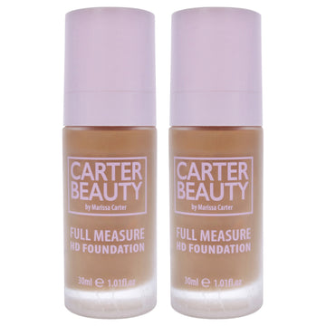 Full Measure HD Foundation - Sticky Toffee by Carter Beauty for Women - 1.01 oz Foundation - Pack of 2