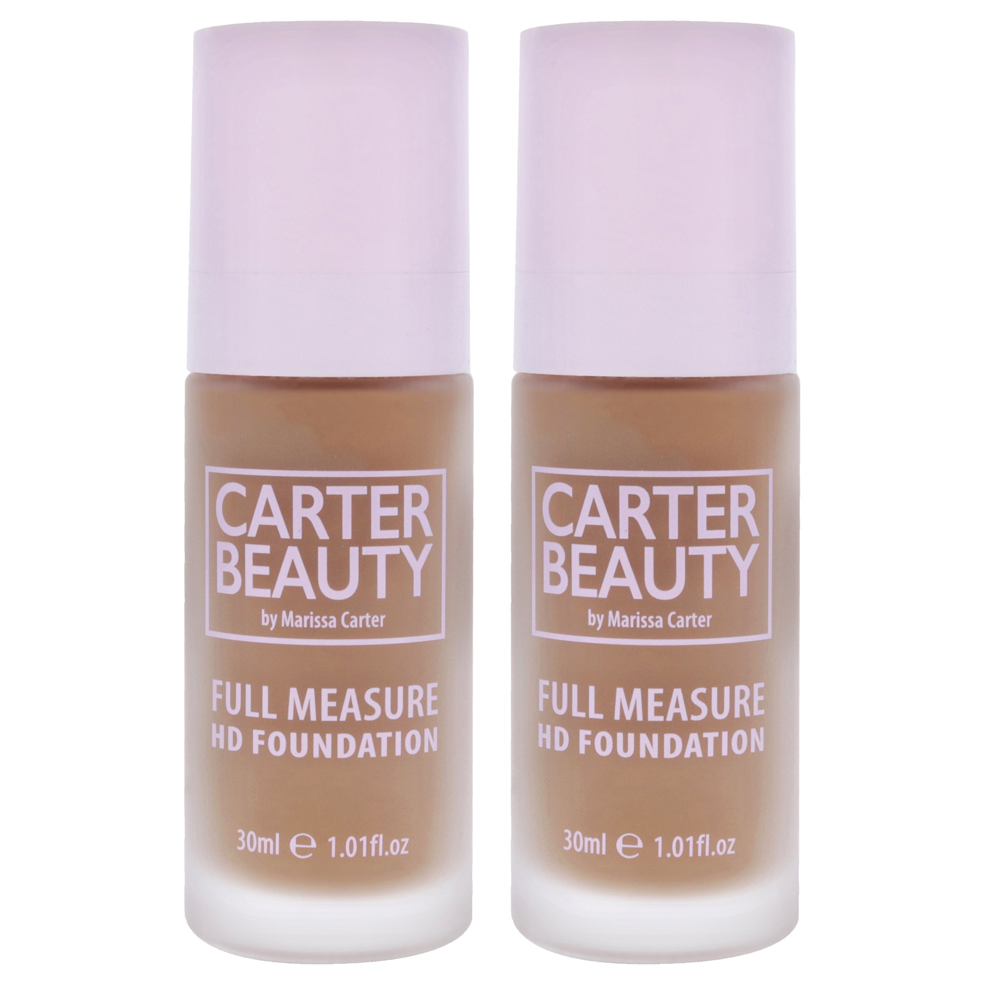 Full Measure HD Foundation - Tiramasu by Carter Beauty for Women - 1.01 oz Foundation - Pack of 2