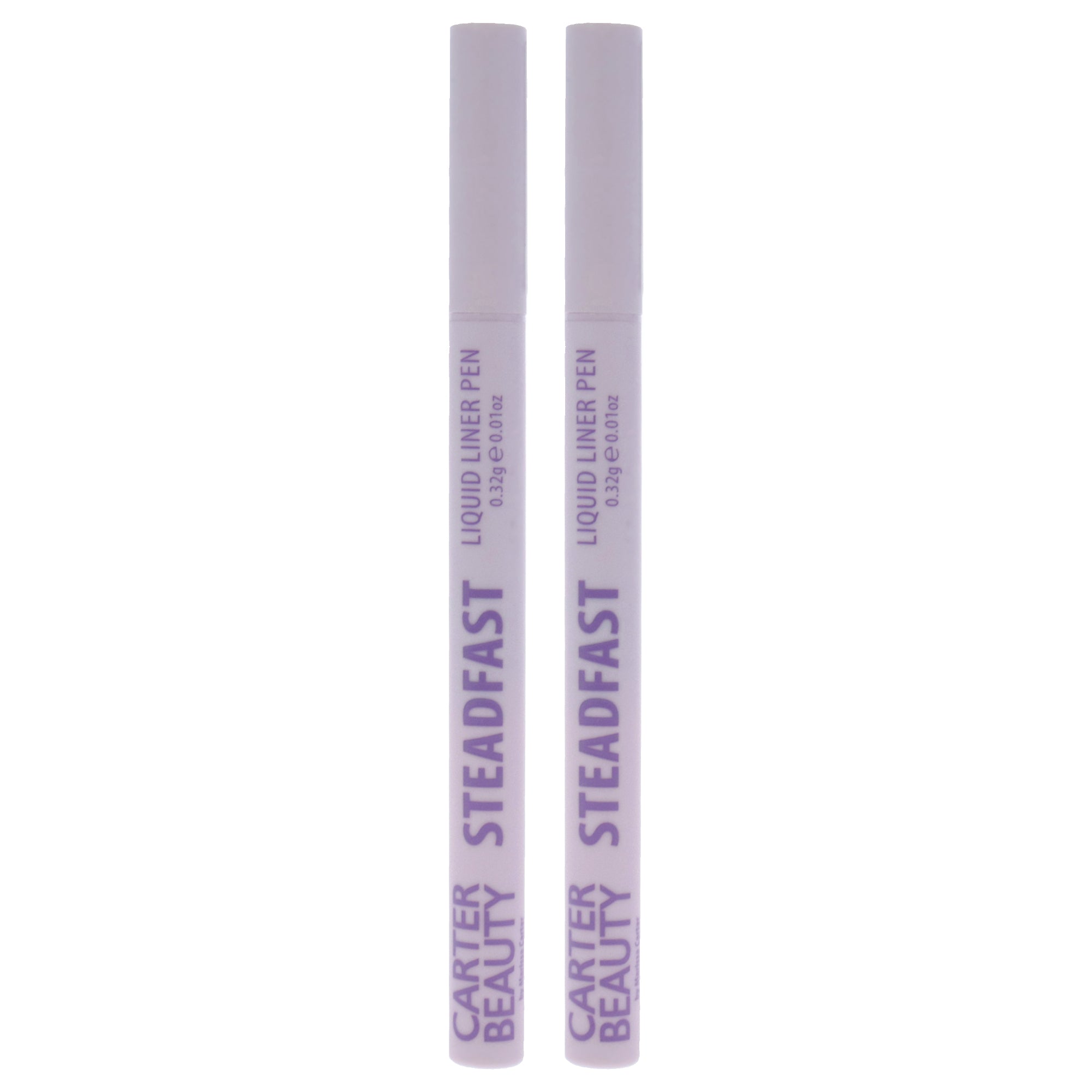 Steadfast Liquid Liner Pen - Jet Black by Carter Beauty for Women - 0.01 oz Eyeliner - Pack of 2