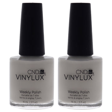 Vinylux Weekly Polish - 107 Cityscape by CND for Women - 0.5 oz Nail Polish - Pack of 2