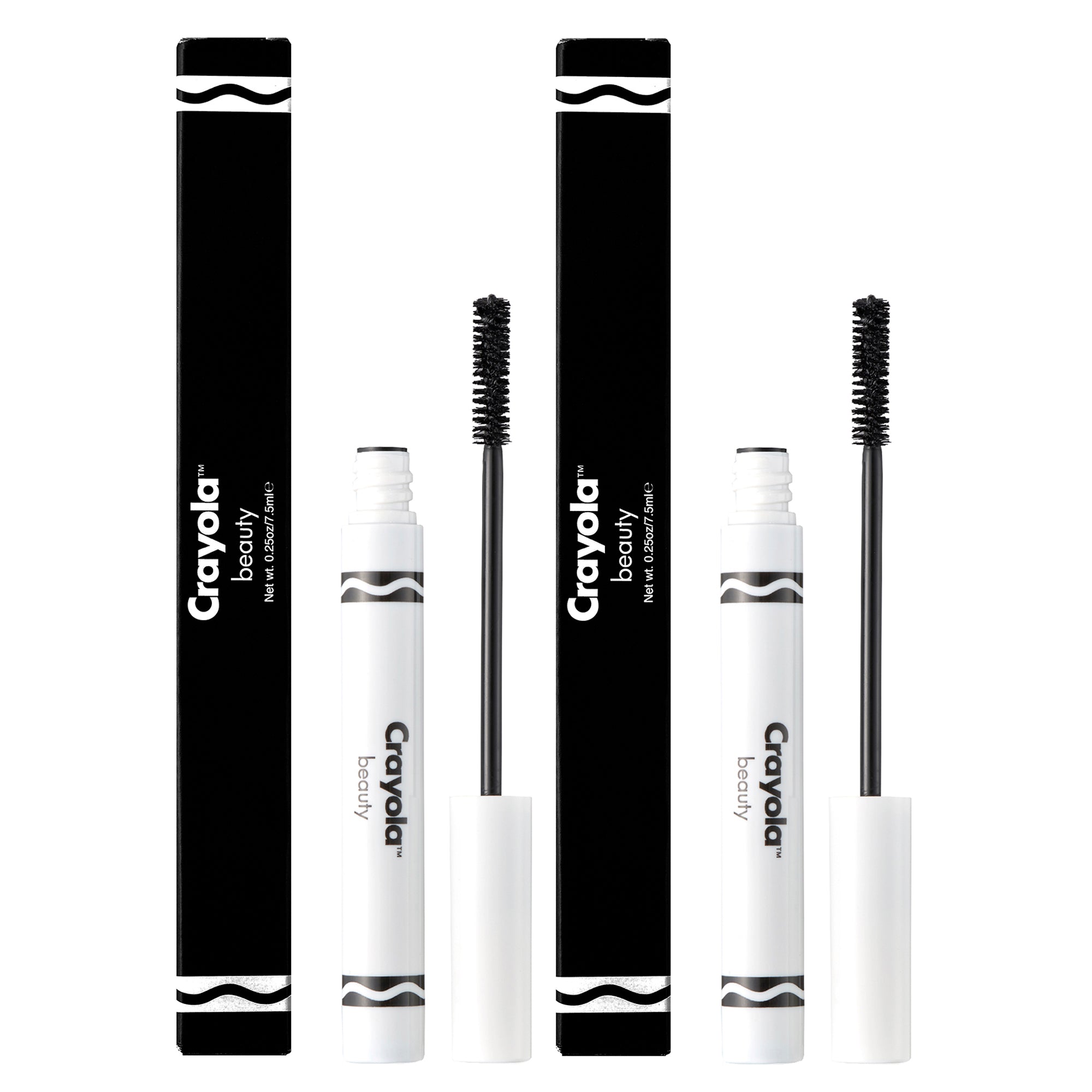 Crayola Mascara - Black by Crayola for Women - 0.25 oz Mascara - Pack of 2