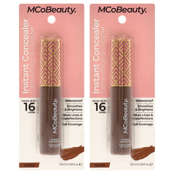 Instant Camouflage and Contour Concealer - Braonze by MCoBeauty for Women - 0.3 oz Concealer - Pack of 2