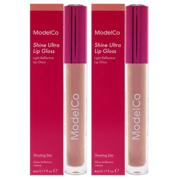 Shine Ultra Lip Gloss - Shooting Star by ModelCo for Women - 0.17 oz Lip Gloss - Pack of 2