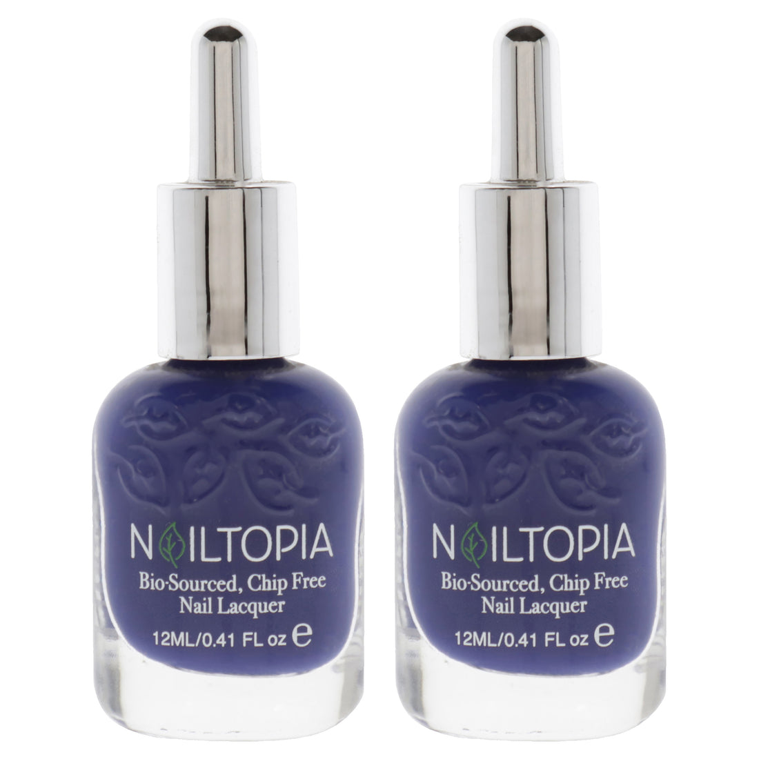 Bio-Sourced Chip Free Nail Lacquer - Need Space by Nailtopia for Women - 0.41 oz Nail Polish - Pack of 2