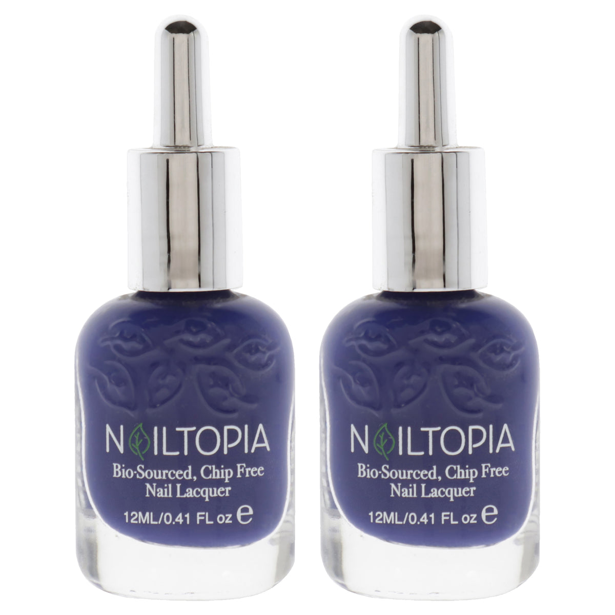 Bio-Sourced Chip Free Nail Lacquer - Need Space by Nailtopia for Women - 0.41 oz Nail Polish - Pack of 2