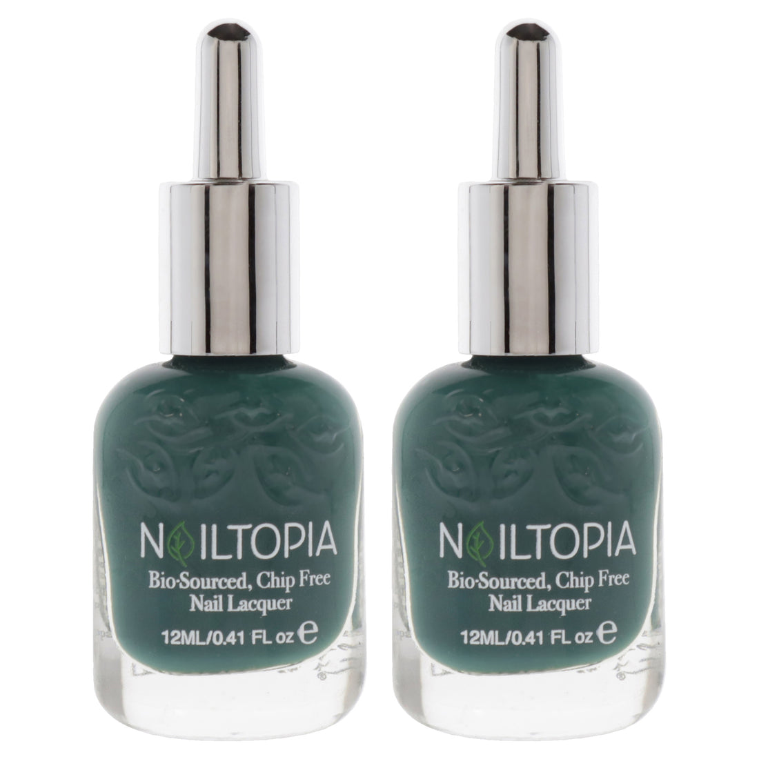 Bio-Sourced Chip Free Nail Lacquer - Seas the Day by Nailtopia for Women - 0.41 oz Nail Polish - Pack of 2