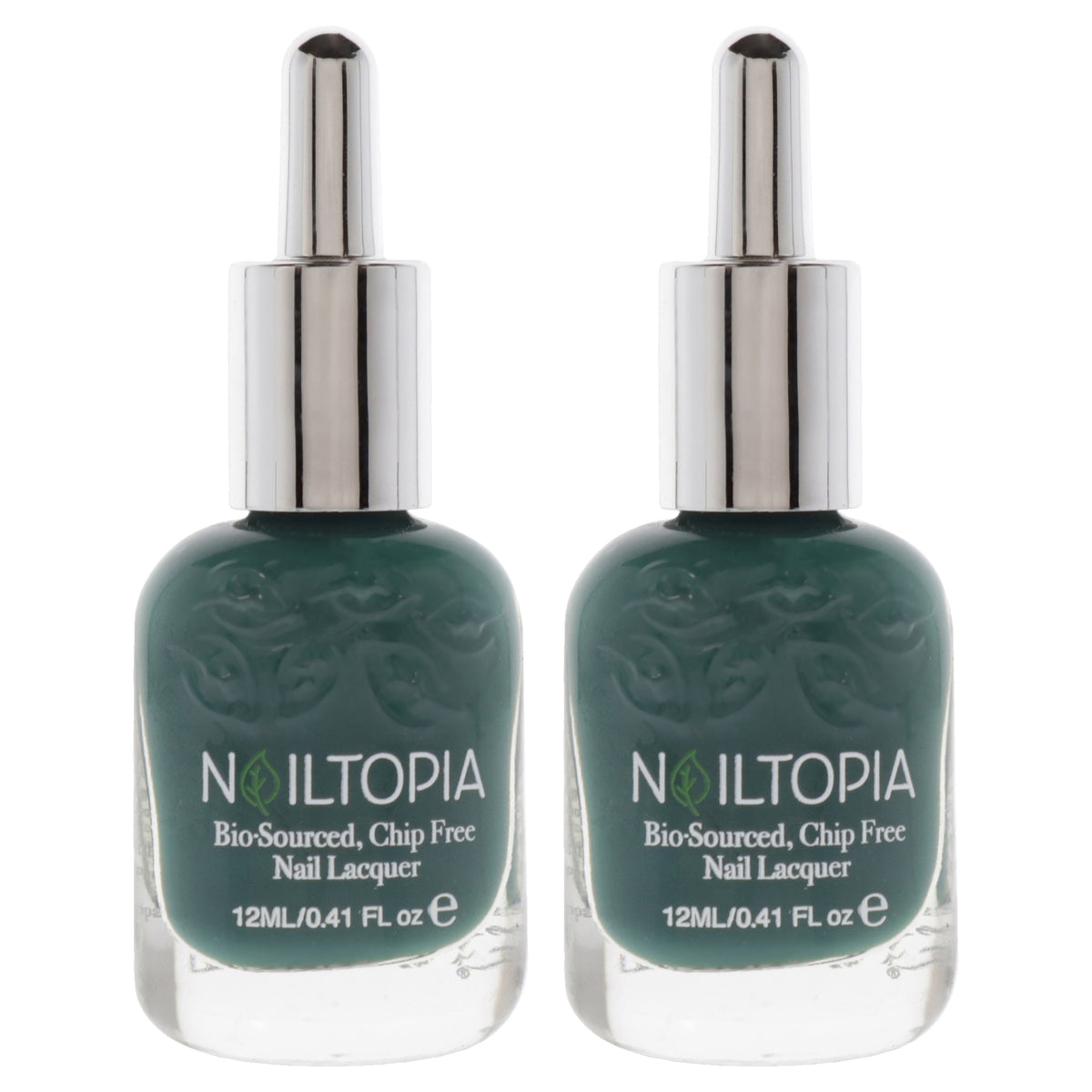 Bio-Sourced Chip Free Nail Lacquer - Seas the Day by Nailtopia for Women - 0.41 oz Nail Polish - Pack of 2
