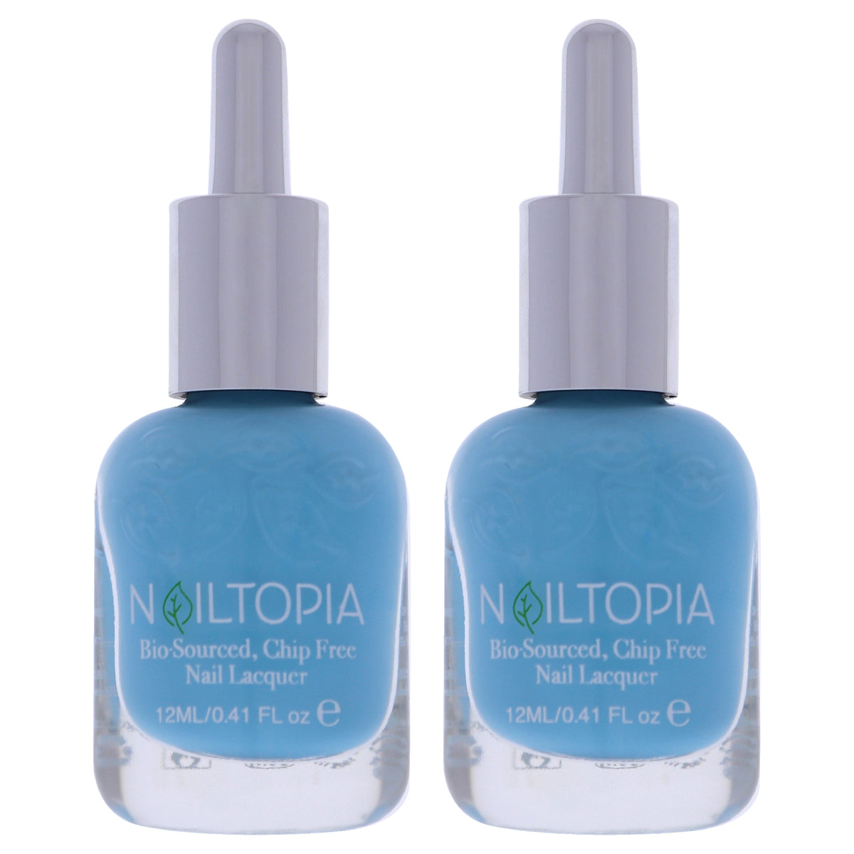 Bio-Sourced Chip Free Nail Lacquer - Tropinail by Nailtopia for Women - 0.41 oz Nail Polish - Pack of 2
