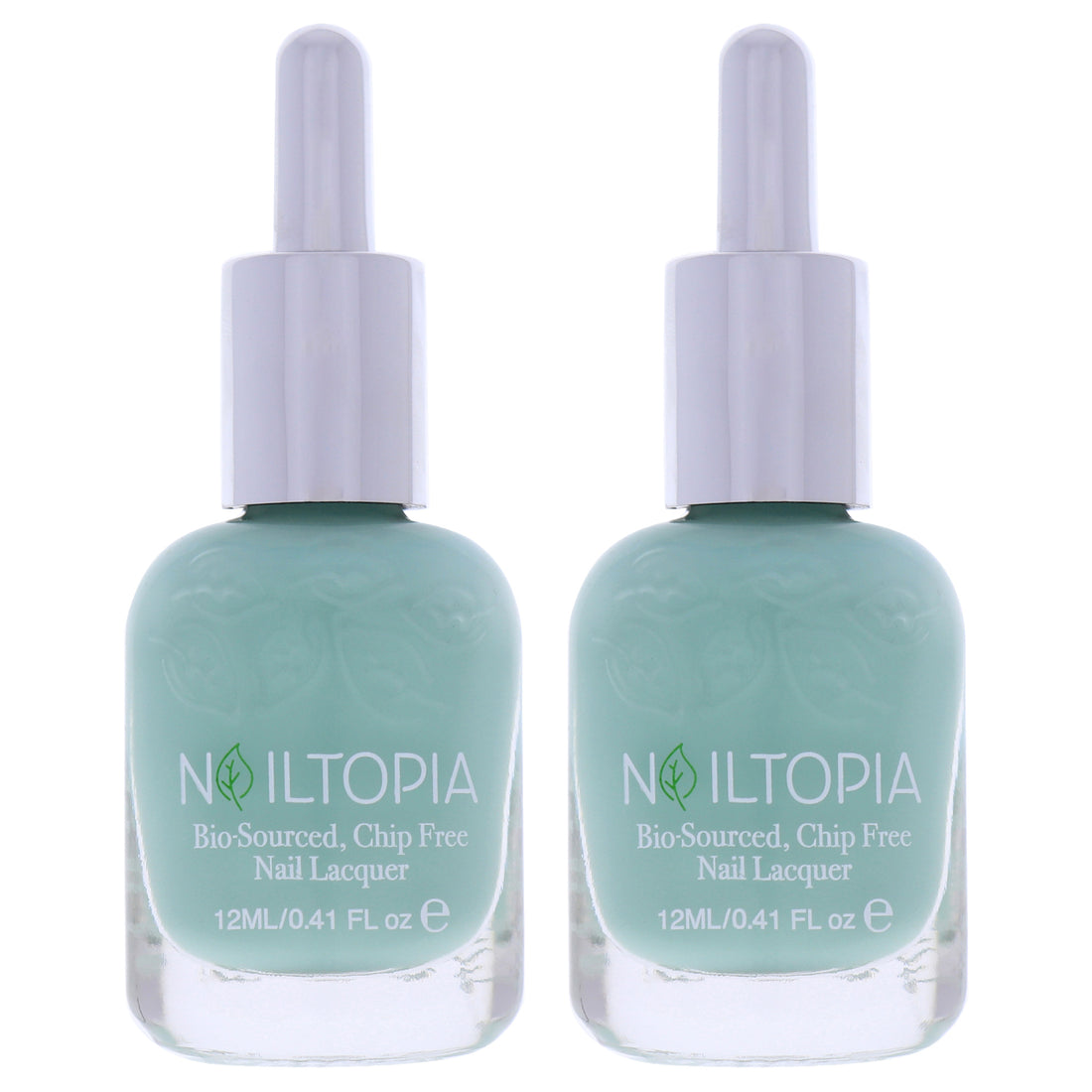 Bio-Sourced Chip Free Nail Lacquer - Trust The Process by Nailtopia for Women - 0.41 oz Nail Polish - Pack of 2
