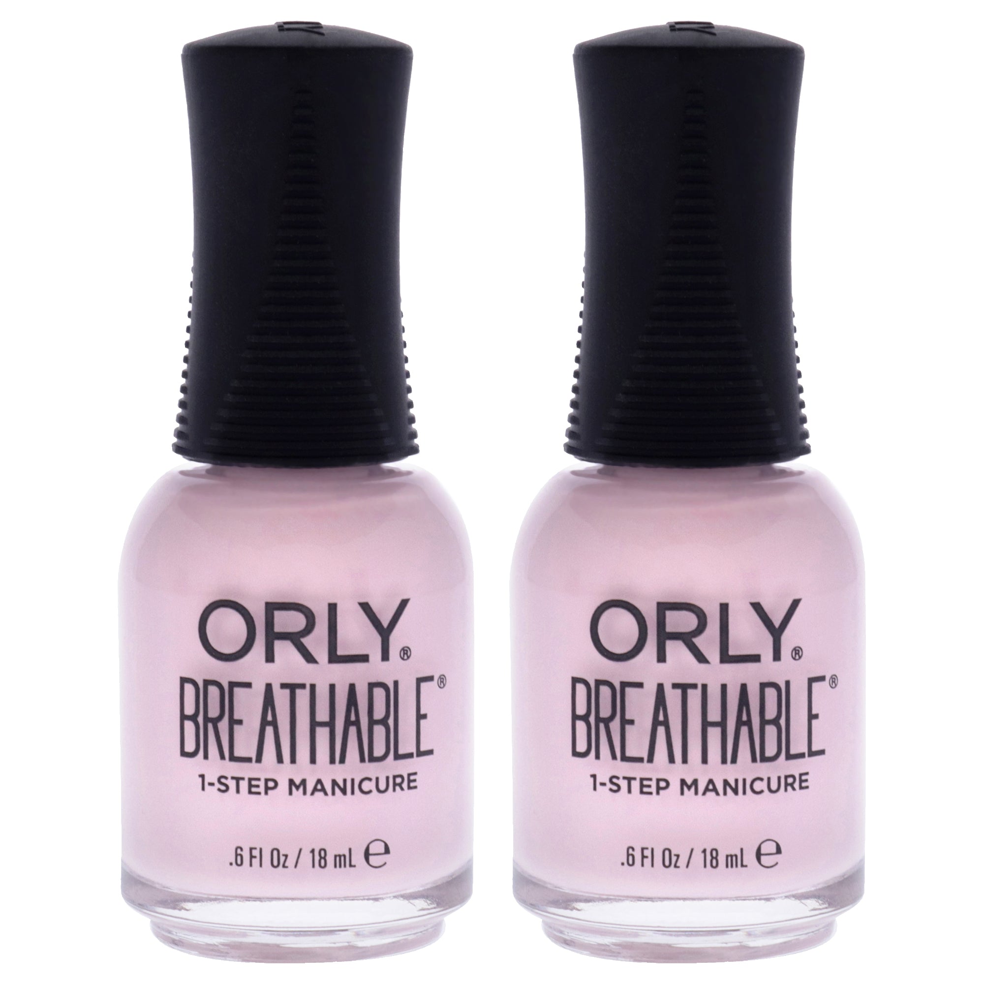 Breathable Treatment Plus Color - 20913 Pamper Me by Orly for Women - 0.6 oz Nail Polish - Pack of 2