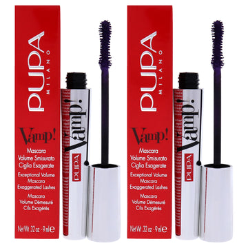 Vamp! Mascara - 400 Amethyst Violet by Pupa Milano for Women - 0.32 oz Mascara - Pack of 2