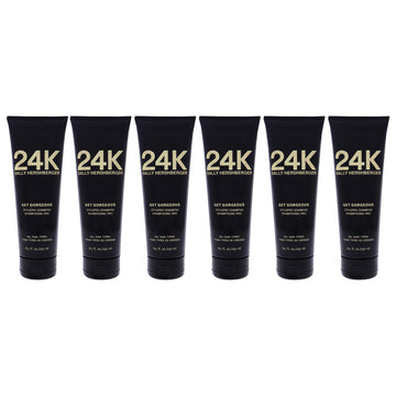 24K Get Gorgeous Shampoo by Sally Hershberger for Unisex - 8.5 oz Shampoo - Pack of 6