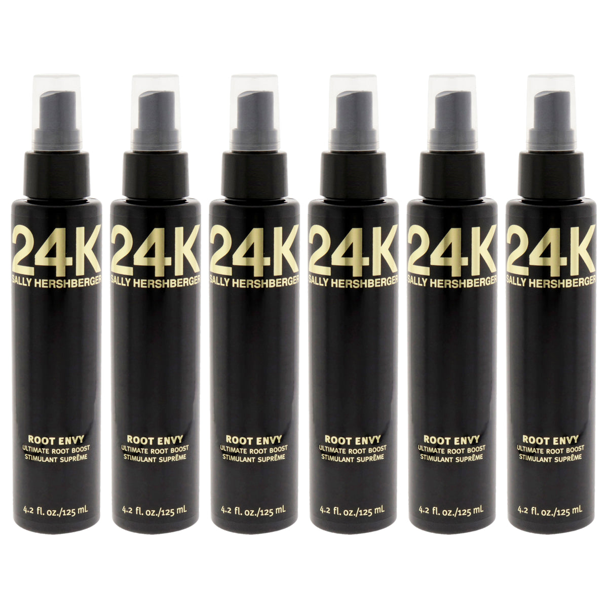 24K Root Envy Ultimate Root Boost by Sally Hershberger for Unisex - 4.2 oz Treatment - Pack of 6