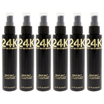 24K Root Envy Ultimate Root Boost by Sally Hershberger for Unisex - 4.2 oz Treatment - Pack of 6