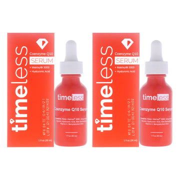 Coenzyme Q10 Serum by Timeless for Unisex - 1 oz Serum - Pack of 2