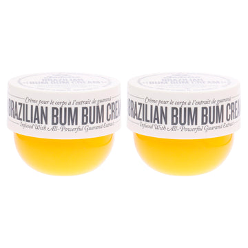 Brazilian Bum Bum Cream by Sol de Janeiro for Unisex - 2.5 oz Cream - Pack of 2