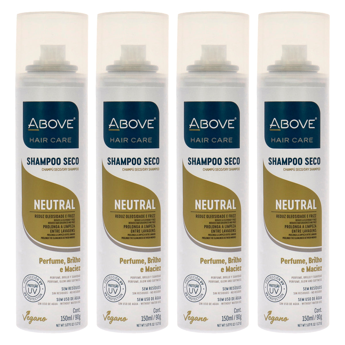 Dry Shampoo - Neutral by Above for Unisex - 3.17 oz Dry Shampoo - Pack of 4